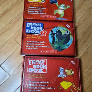 everyday book box read 1,2 3 EBB 에브리데이북박스 래드 총150권 거의새거