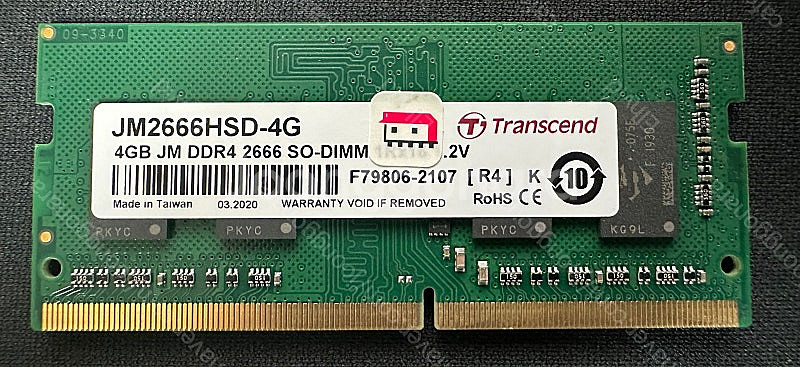 트랜센드 DDR4-2666 4GB 노트북용 SO-DIM...--0