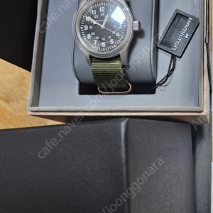 [미개봉] 해밀턴 카키필드 메카니컬 38mm 검판 새제품 판매 (H69439931)