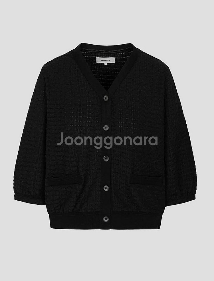 빈폴 7부소매 가디건 s--0