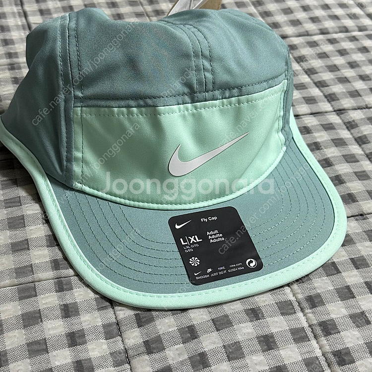 (L/XL) 나이키 드라이핏 플라이 런닝 캡 모자 민트--0
