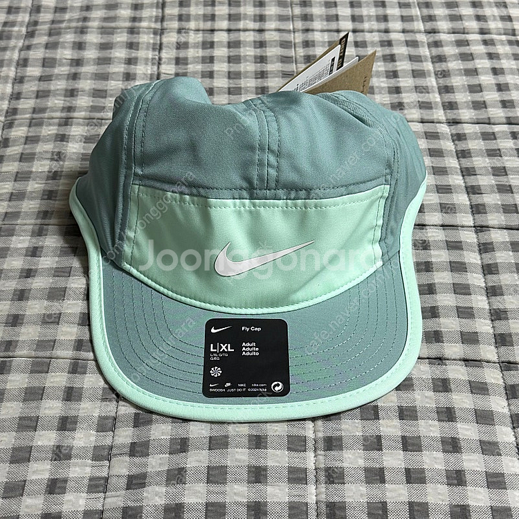 (L/XL) 나이키 드라이핏 플라이 런닝 캡 모자 민트--1