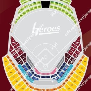 6월 25일 수요일 기아 VS 키움 3루 3층 지정석 2연석 6/25 [고척 스카이돔]