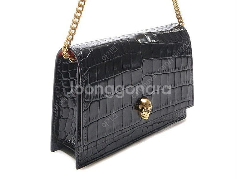 서예지 bag 알렉산더맥퀸 스컬 크로커다일 크로스백 (...--2