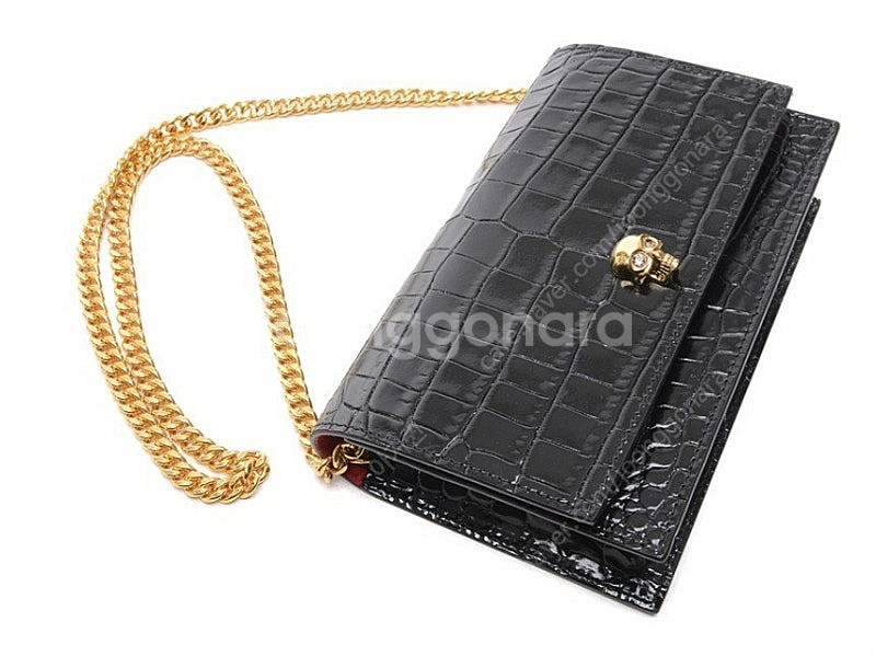서예지 bag 알렉산더맥퀸 스컬 크로커다일 크로스백 (...--4