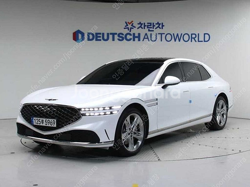 제네시스 G90 중고 제네시스 중고 가격 흰색 2022...--0