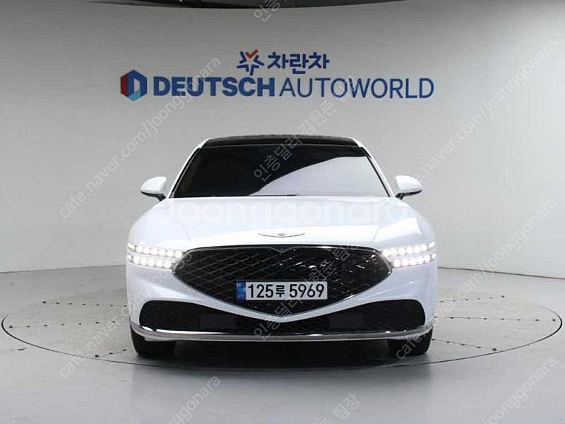제네시스 G90 중고 제네시스 중고 가격 흰색 2022...--4