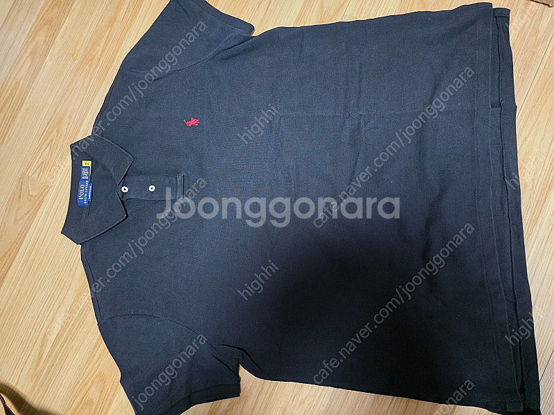 폴로 카라티(블랙) 커스텀슬림핏 XL , 라코스테 카라...--1