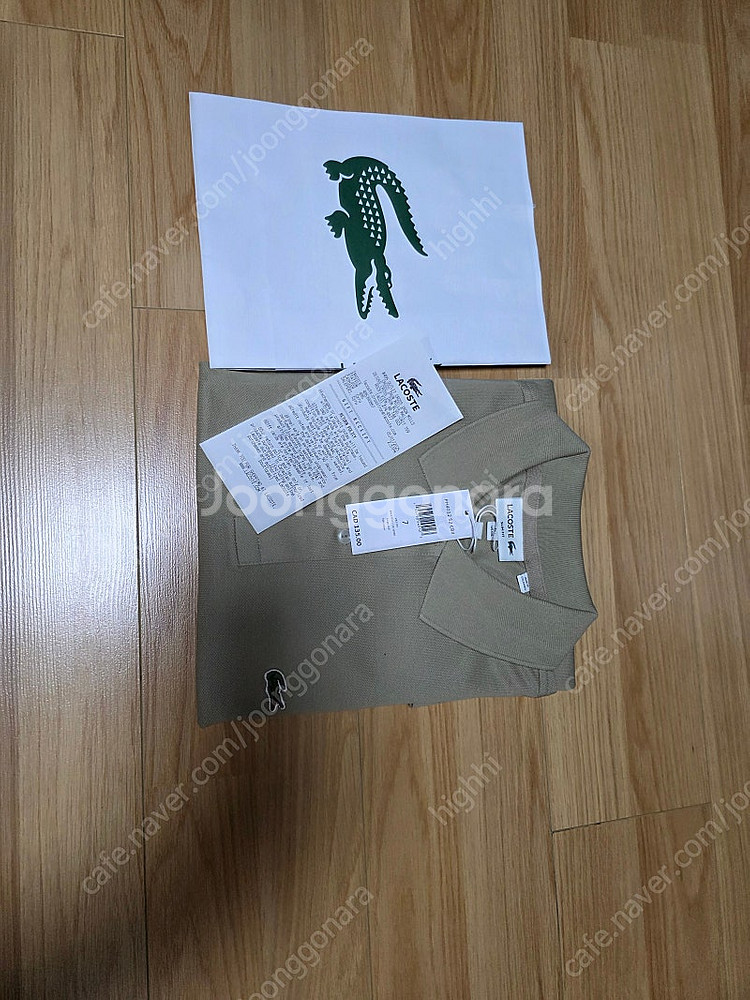 폴로 카라티(블랙) 커스텀슬림핏 XL , 라코스테 카라...--2