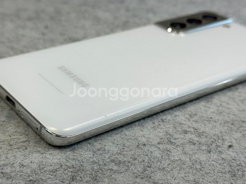 갤럭시S21 화이트 256G 미파손 가성비꿀폰 상태좋은...--7