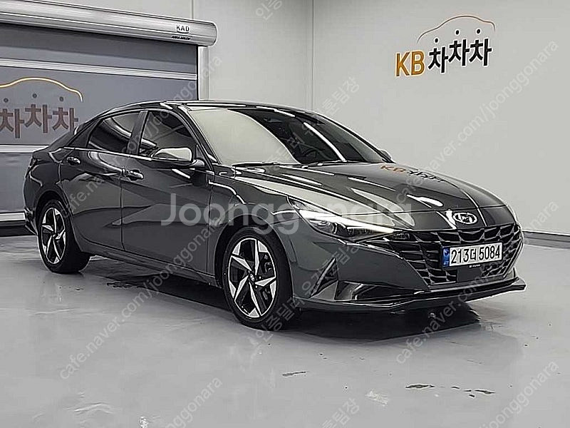 아반떼 중고차 아반떼 하이브리드 중고 회색 2021년식...--5