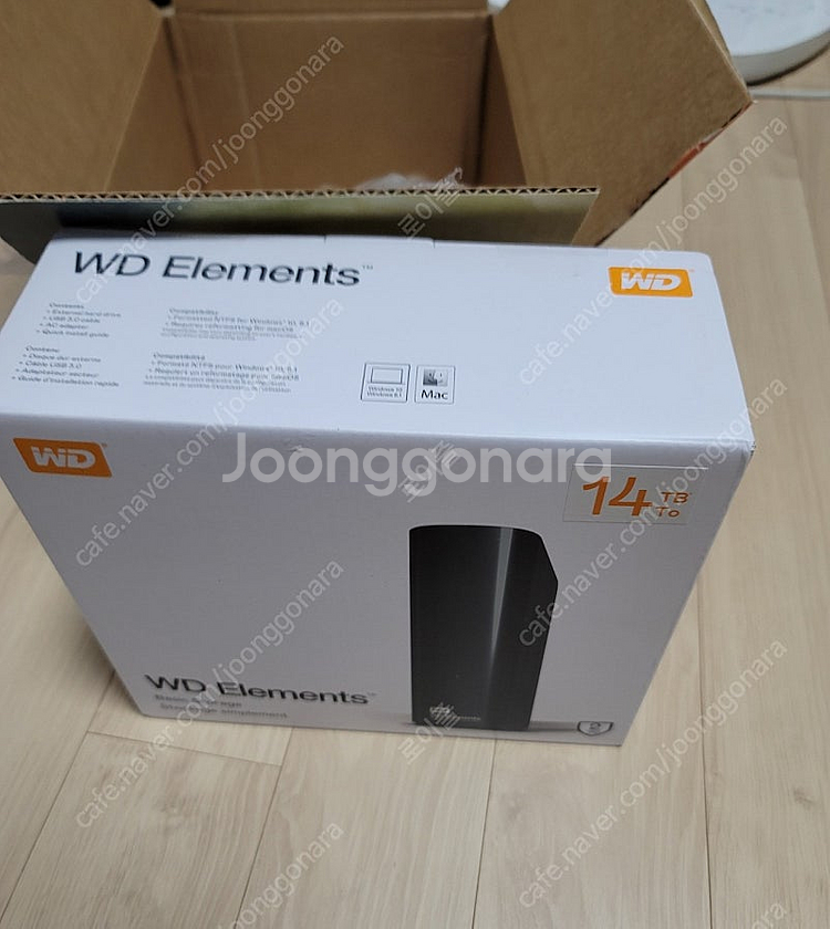 WD 14TB Elements 외장HDD 미개봉--0