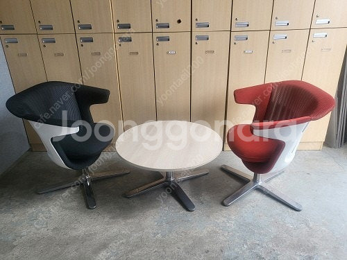 스틸케이스(Steelcase i2i) 라운지 의자 세트--4