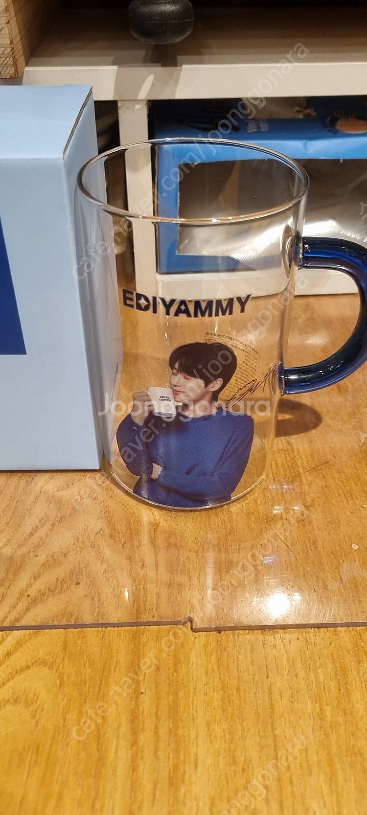 이디야 변우석컵과 싸인기프트카드--0