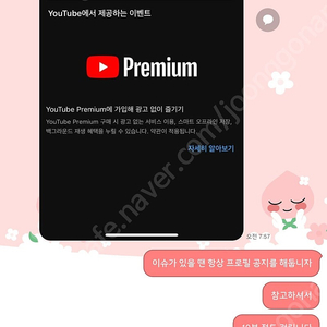 (관리 및 소통 최상 - 복구 응답 매우 빠름) 유튜브 프리미엄 (뮤직 포함) 가족 계정 공유합니다.