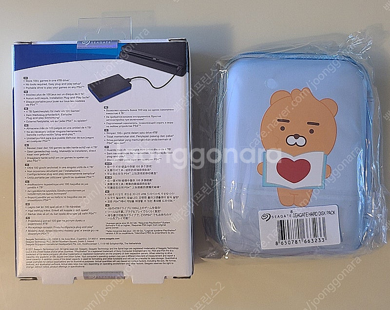 씨게이트 외장하드 Game Drive PS4 4TB--5