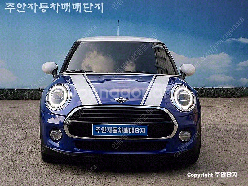 미니 쿠퍼 중고차 미니쿠퍼 중고 파란색 2019년식 2...--0
