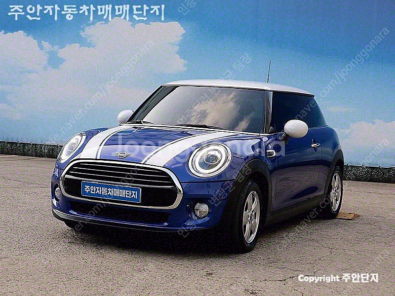 미니 쿠퍼 중고차 미니쿠퍼 중고 파란색 2019년식 2...--3