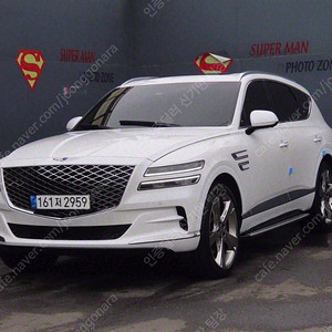 흰색 GV80 중고 제네시스 GV80 중고 가솔린 3.5T AWD 중고차리스 바로 출고 27,342 km