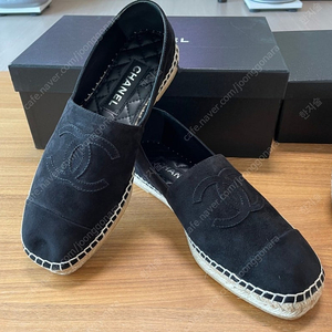 샤넬 남성 스웨이드 에스파듀