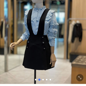 에고이스트 멜빵 뷔스티에 치마바지 버픈토인트 서스 펜더원피스-반택무료