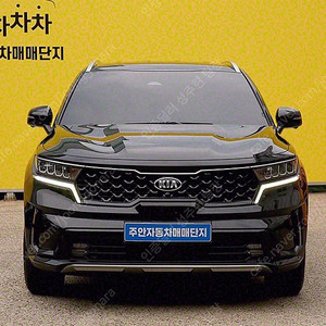 쏘렌토 중고 신형 쏘렌토 MQ4 중고 쏘렌토 중고차 검정색 2021년식 디젤 2.2 2WD 노블레스 수원중고차
