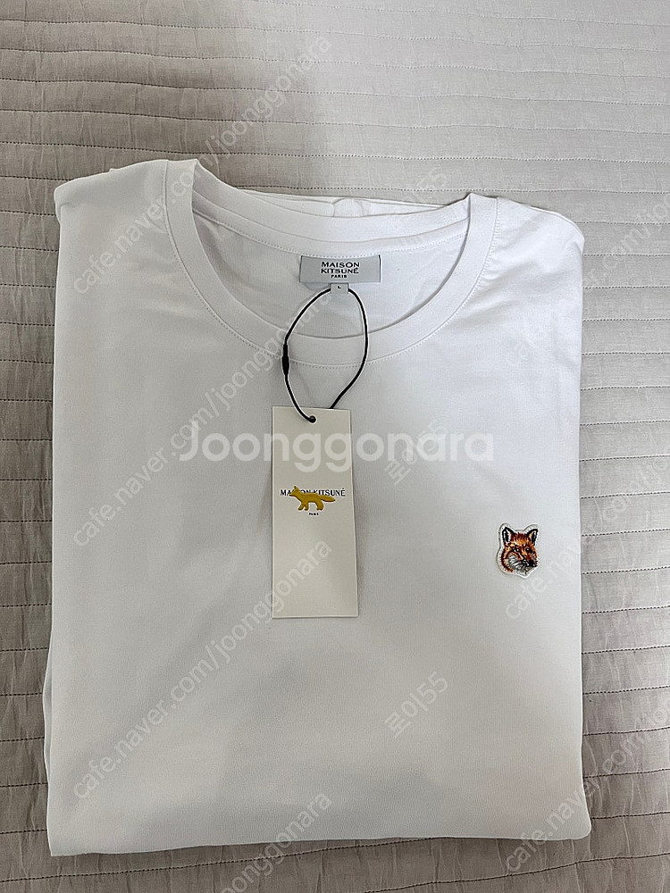 메종키츠네 반팔 새상품--3