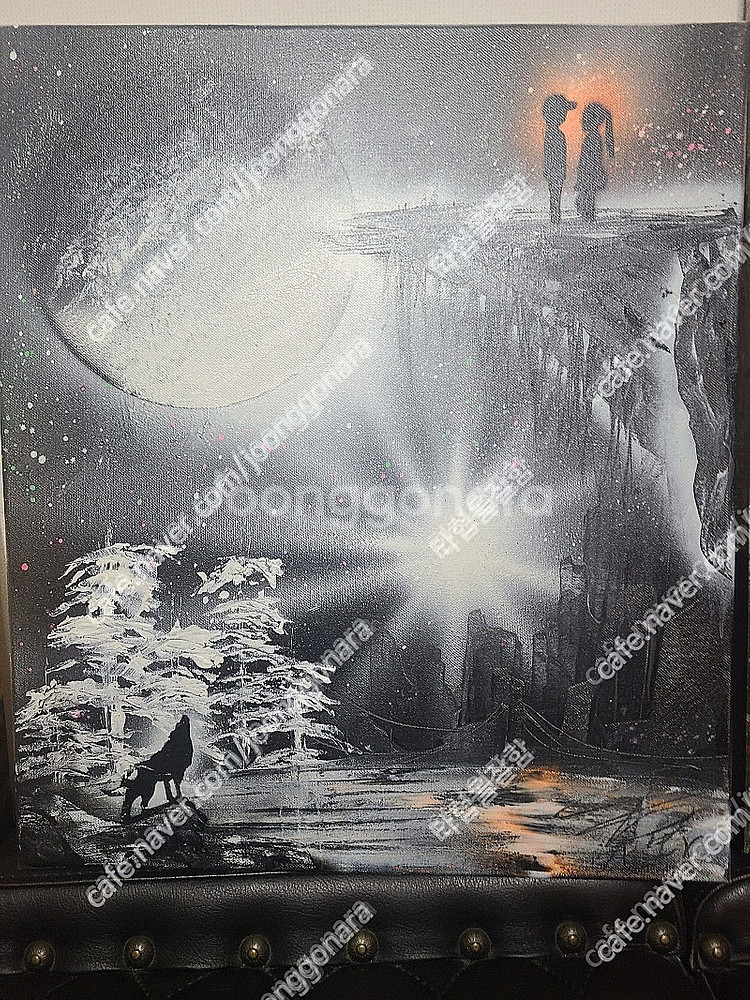 이쁜 벽걸이 페인트 그림 제가그림 팜! 수제--0