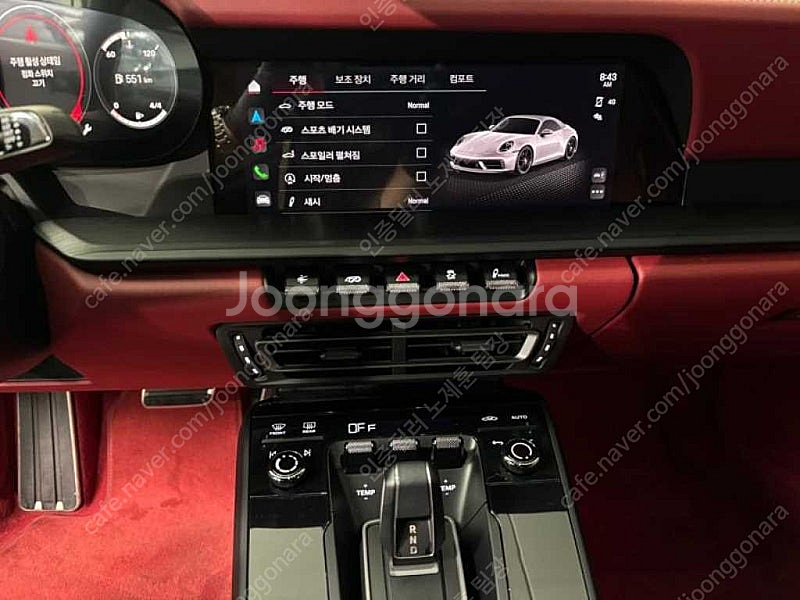 포르쉐 911 중고차 할부가능 빨간색 2022년식 7,...--9