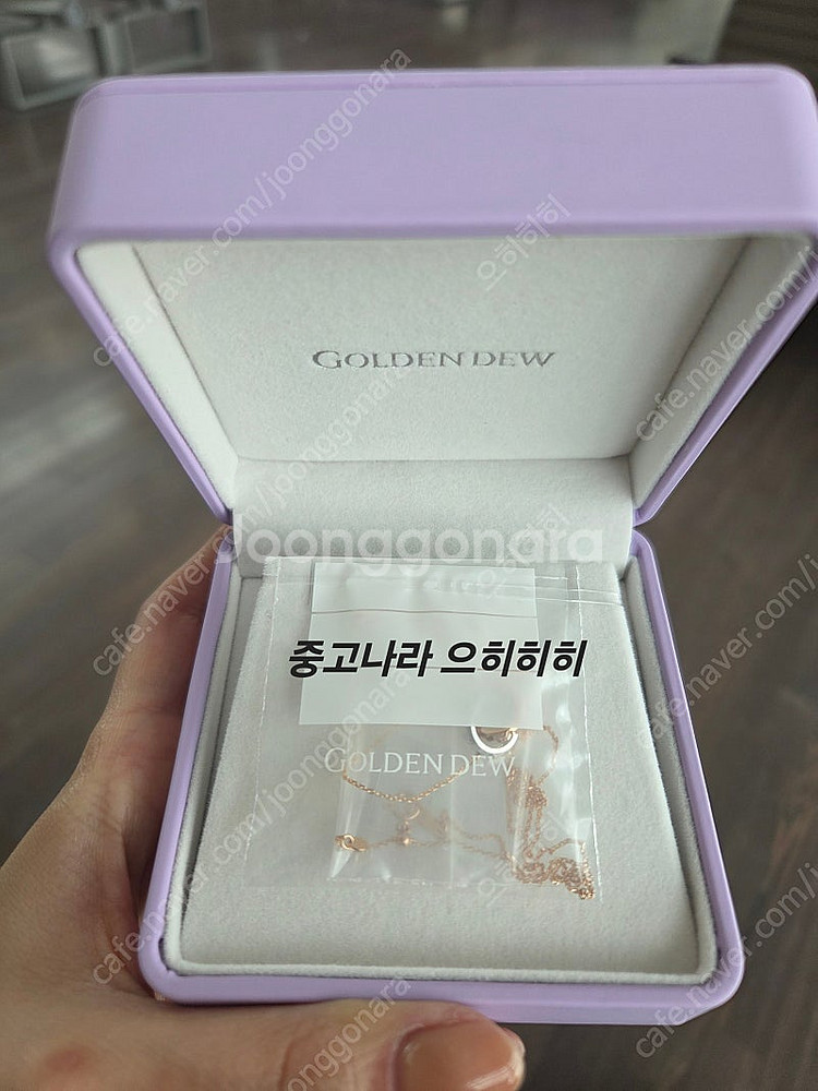 골든듀 리에또 링크 목걸이 새제품--1