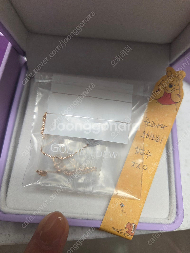 골든듀 리에또 링크 목걸이 새제품--3