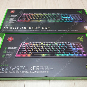 Razer 레이저 데스스토커 v2 pro 키보드 로우프로파일 (가격내림)
