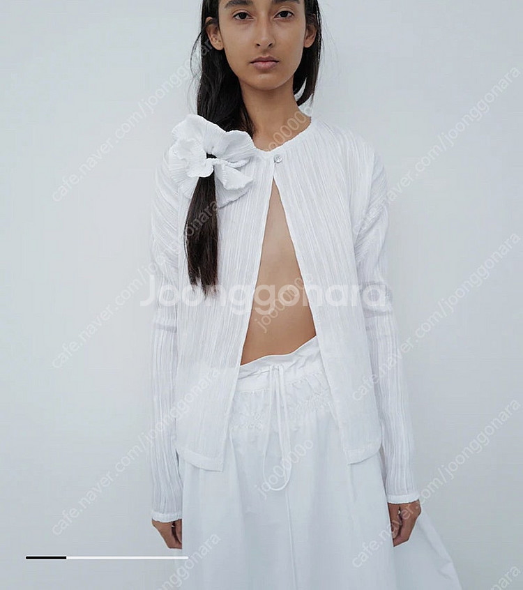 le917 le17 플리츠 가디건 Pleated Col...--0