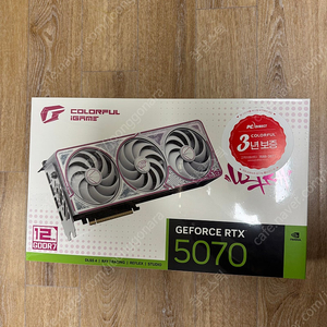 컬러풀 RTX 5070 울트라 OC 미개봉 새상품