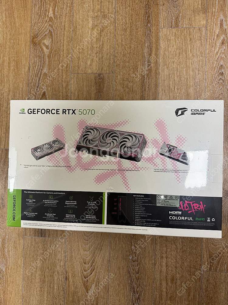 컬러풀 RTX 5070 울트라 OC 미개봉 새상품--1