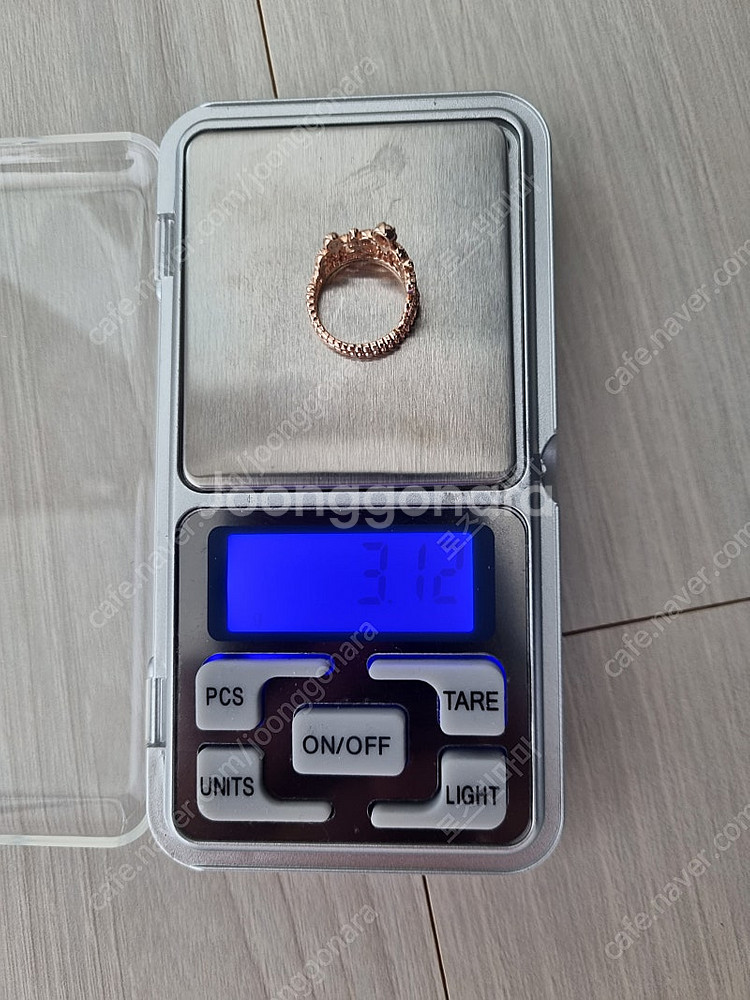 14k 왕관반지, 핑크골드--5