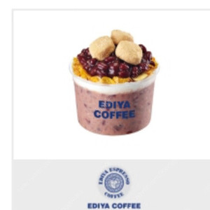 이디야 팥 인절미 1인빙수