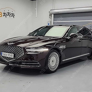빨간색 제네시스 G90 중고 제네시스 중고 5.0 GDI AWD 프레스티지 중고차싸게사기 당일 출고 70,465 km