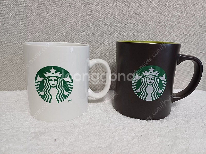 스타벅스 화이트 사이렌 로고 머그 473ml 스타벅스 ...--0
