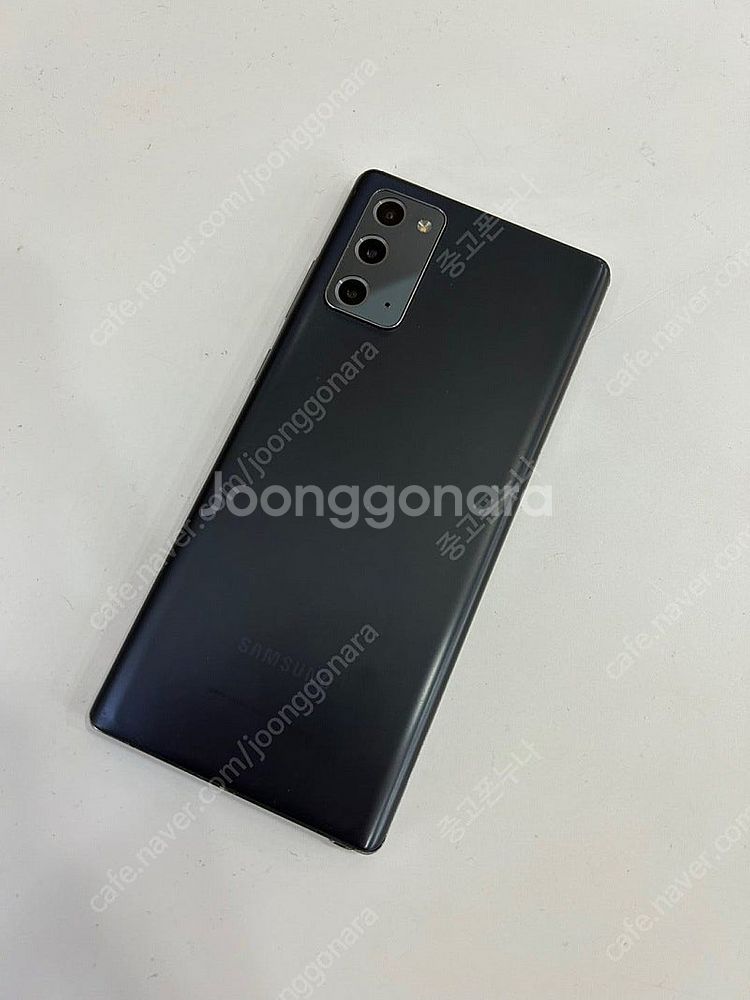 노트20 블랙 S급 중고폰공기계--0