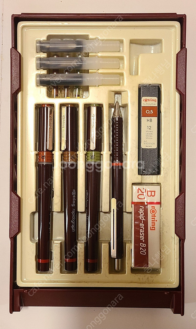 로트링 제도펜 칼리지 세트 rotring college...--1