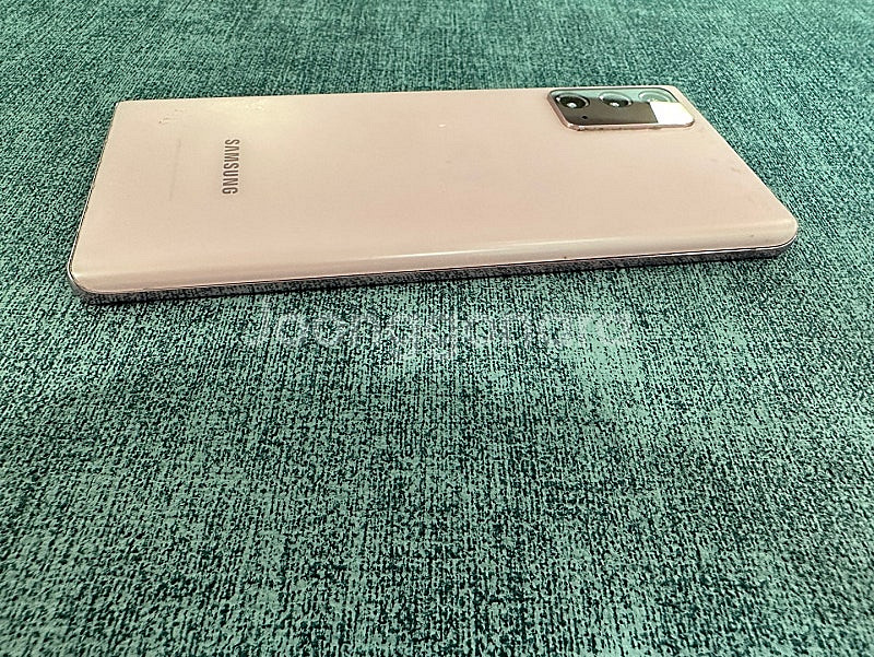 *LG U+* 갤럭시노트20 256G 핑크 파손X 상태...--5