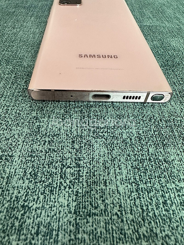 *LG U+* 갤럭시노트20 256G 핑크 파손X 상태...--8