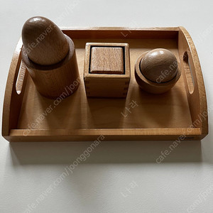 정토이즈 니엔후이즈 몬테소리 발도르프 원목 소근육 입체 모양 맞추기 교구 장난감 수꿉놀이 트레이 컵 쟁반