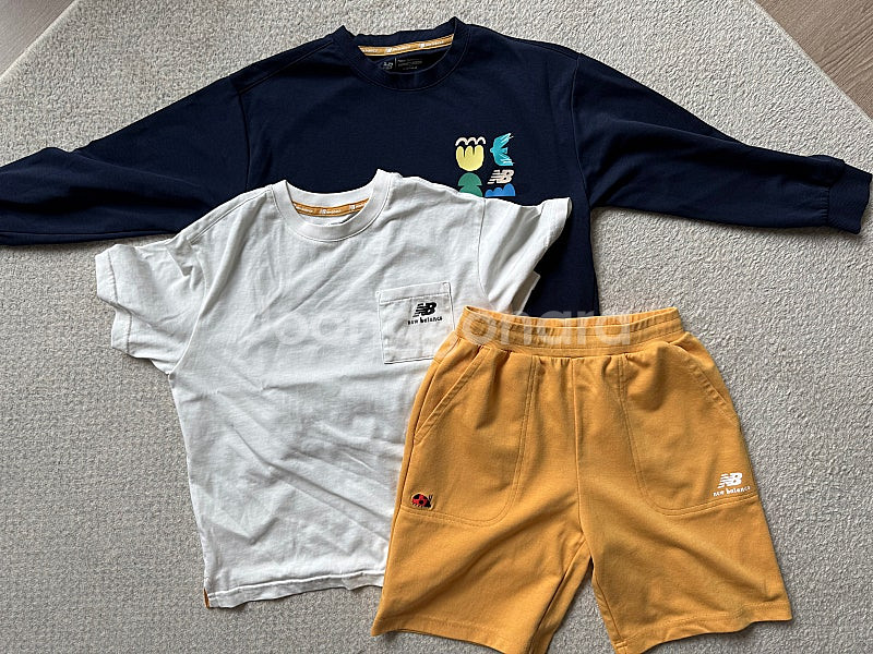 뉴발란스 키즈 140사이즈 3pcs 셋업--0