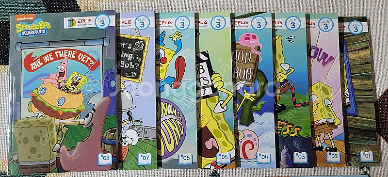 스폰지밥 챕터북 12권,얼리챕터북 8권 팔아요(책만)--3
