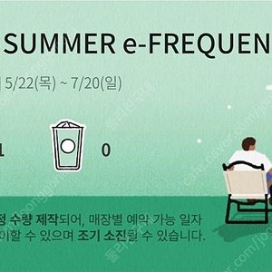 스타벅스 프리퀀시 미션 1매 1,800원