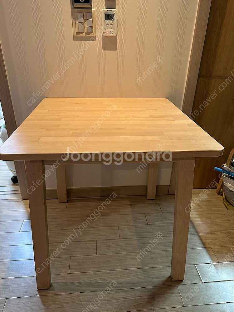 이케아 노로케르 테이블 + 뢴닝에 의자--0