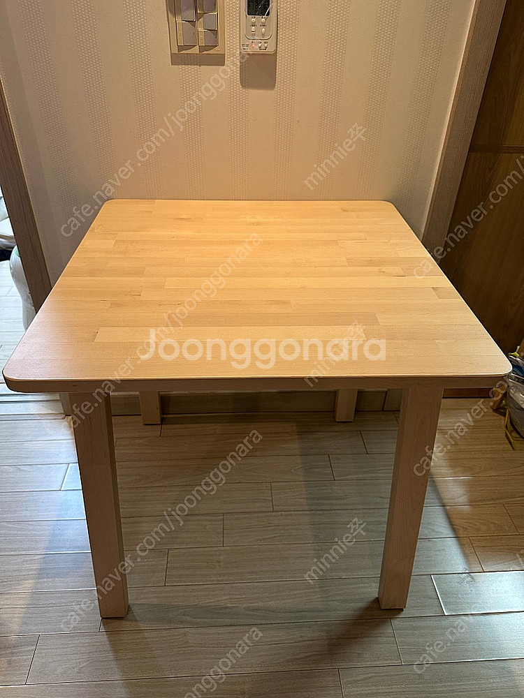 이케아 노로케르 테이블 + 뢴닝에 의자--1