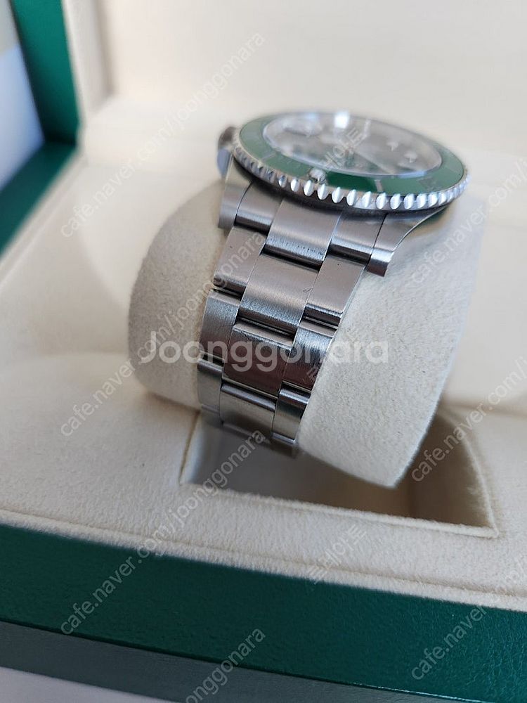 Rolex 로렉스 23년식 서브마리너 그린 스타벅스 판...--4